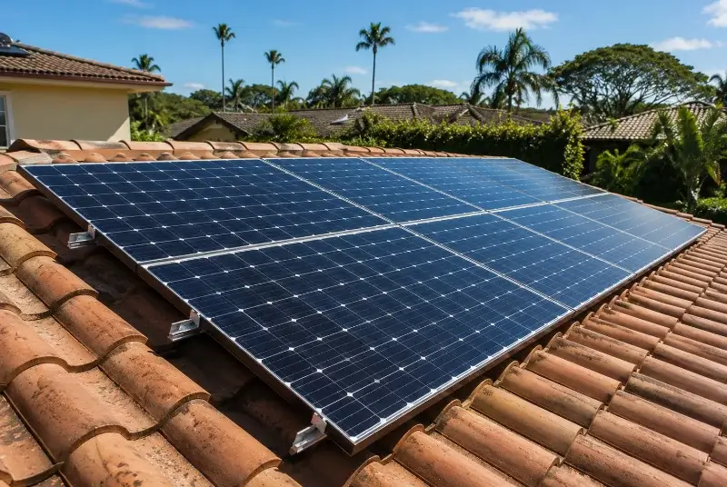 Installation de panneaux solaires à Argelliers